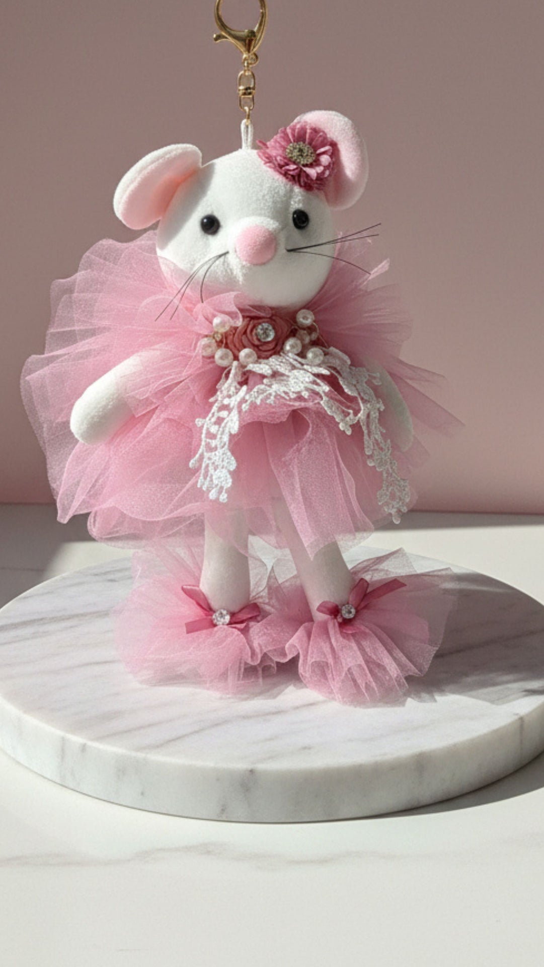 Maxi Softie Squad Mouse Key Ring & Bag Charm