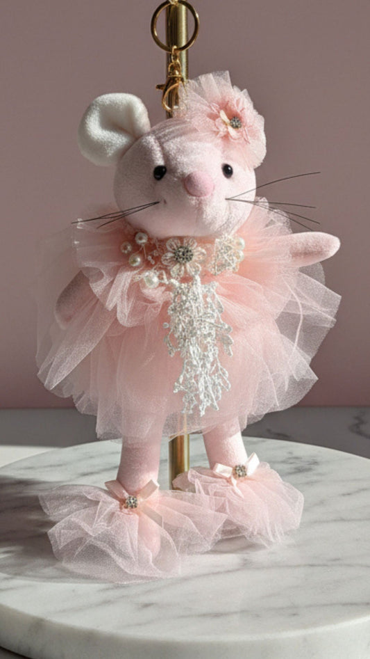 Maxi Softie Squad Mouse Key Ring & Bag Charm