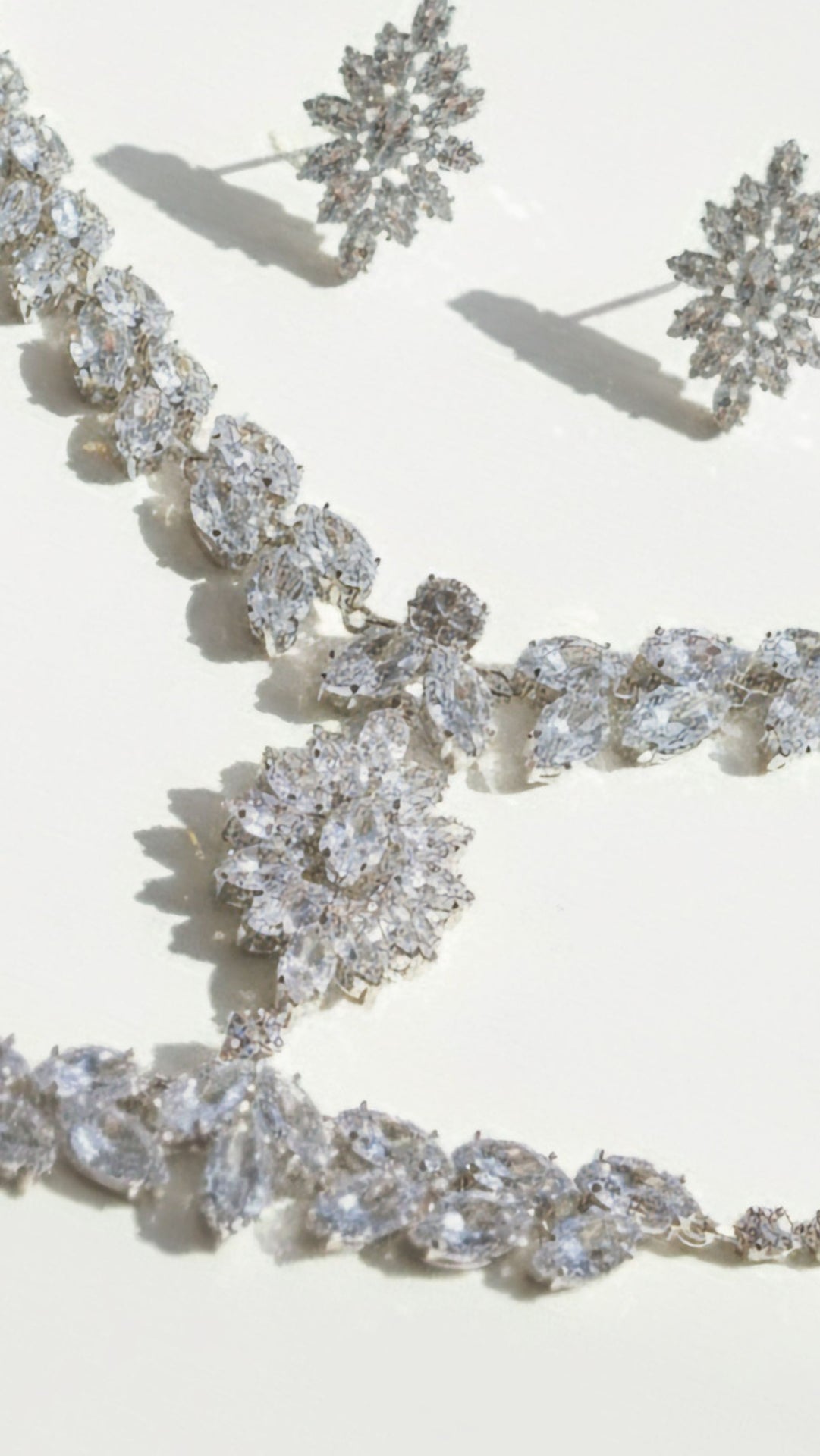 Crystal Necklace, Bracelet, Earrings & Ring Set With Gift Box