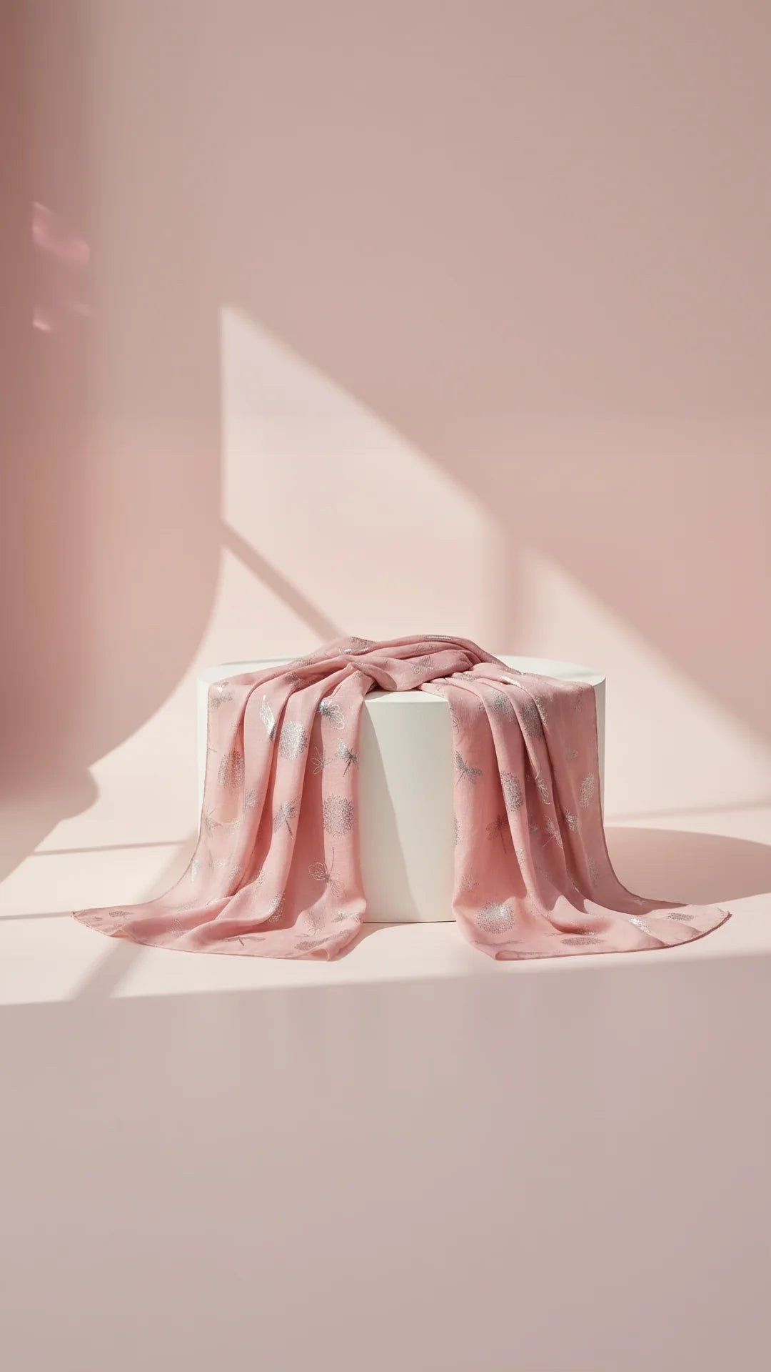 Dragonfly Shimmer Silver Foil Scarf Pack of 12