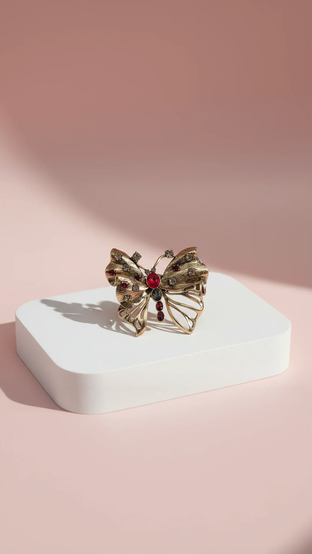 Butterfly Crystal Magnetic Brooch