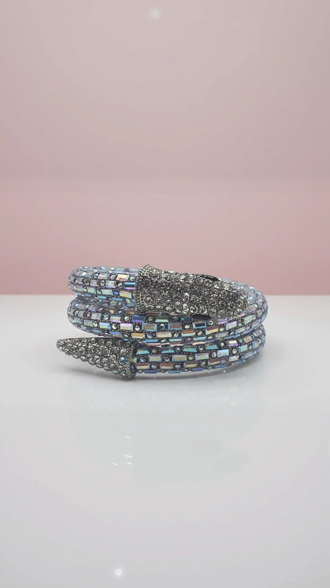 Elixir Collection Serpent Wrap Around Crystal Cuff