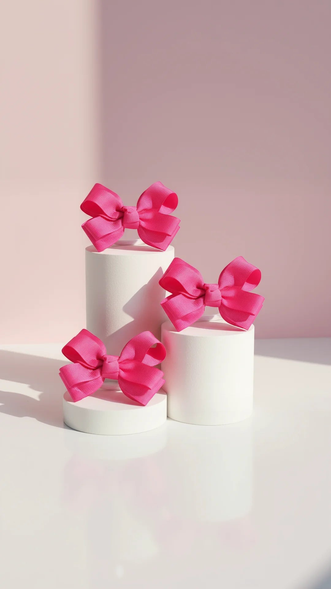 Hair Bow Clip Slide Pack of 24
