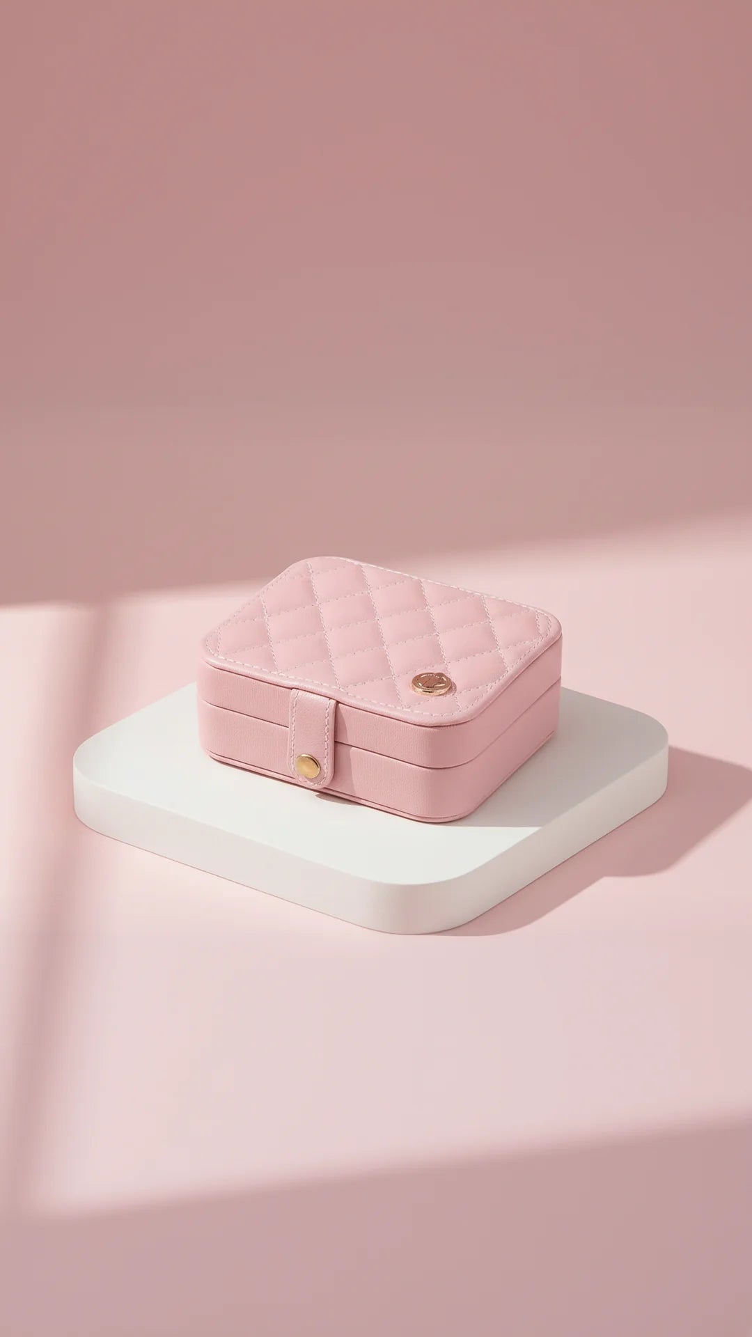 Quilted Travel Jewellery Box Organizer