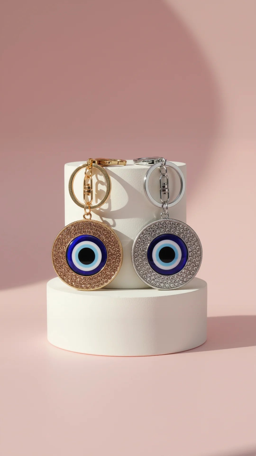 Crystal Evil Eye Key Ring & Bag Charm
