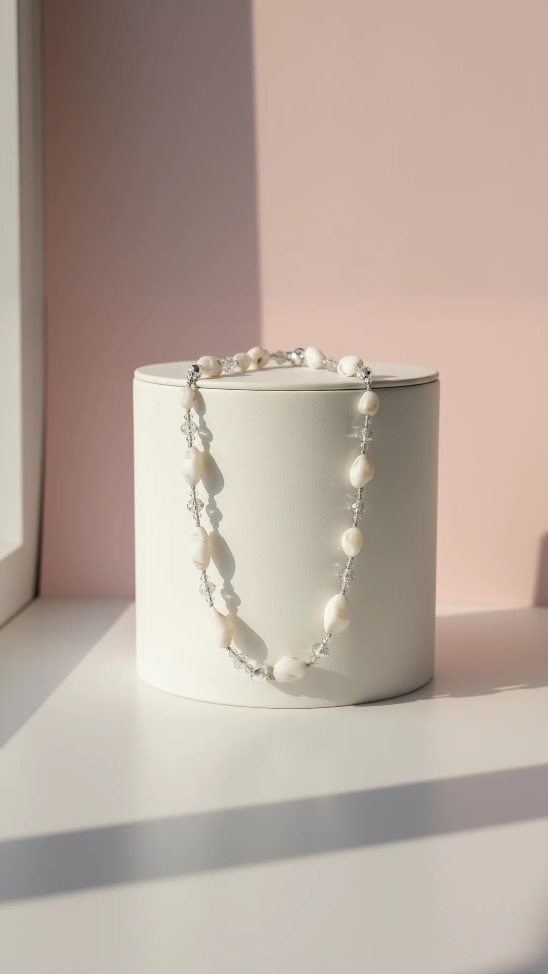 Resin Boho Long Beaded Necklace