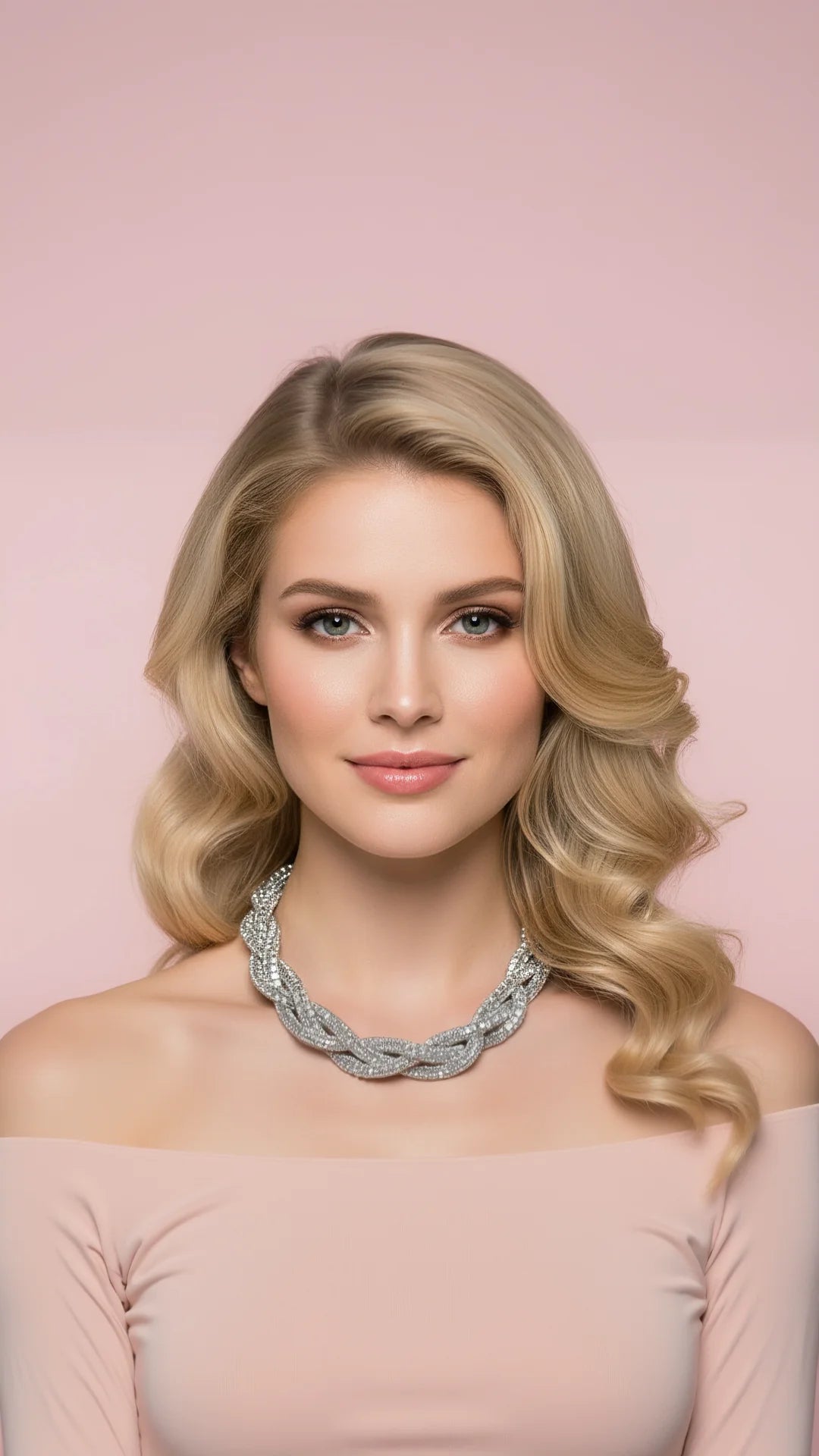 Elixir Collection Braided Crystal Necklace