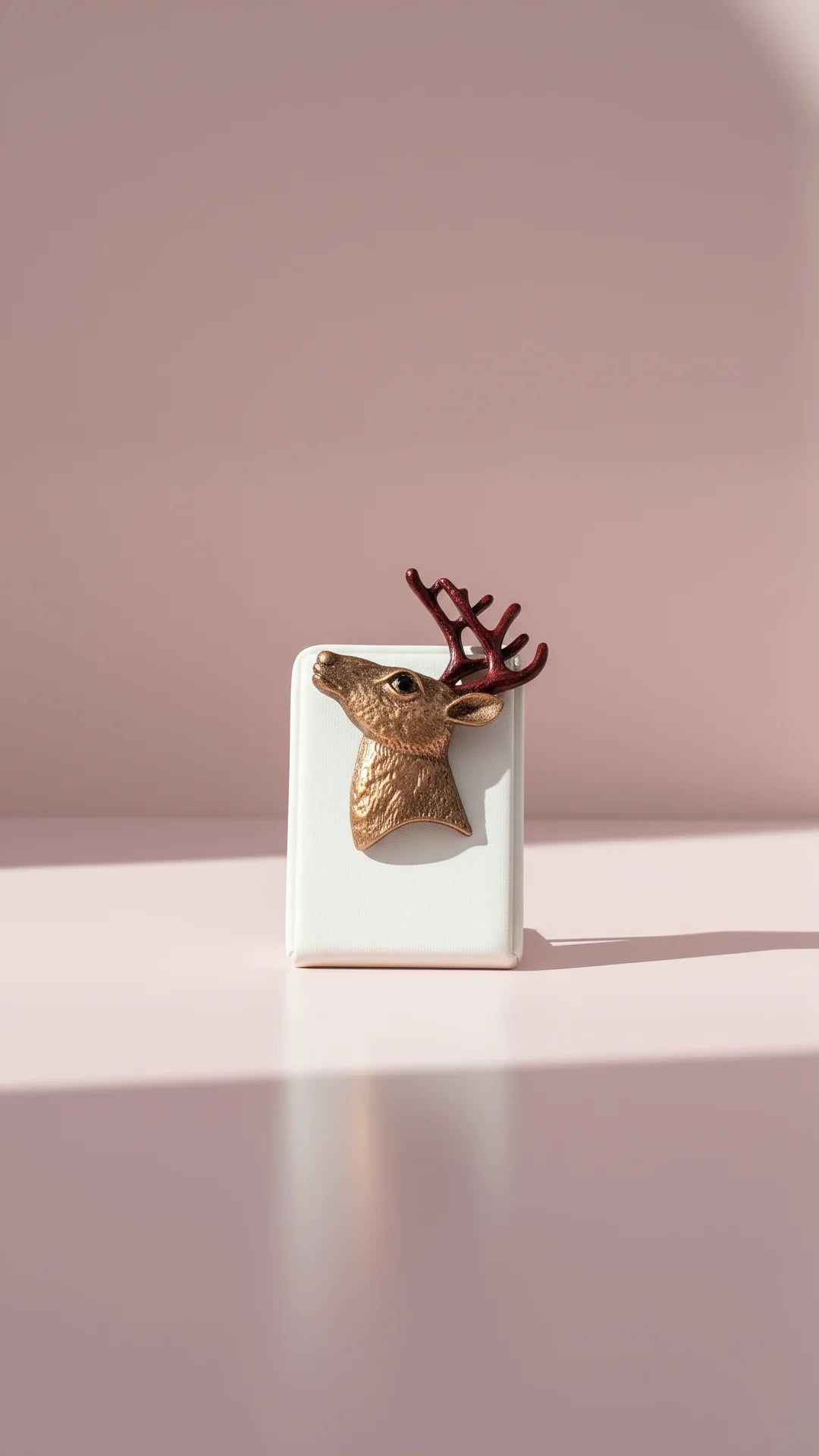 Stag Alloy Festive Brooch