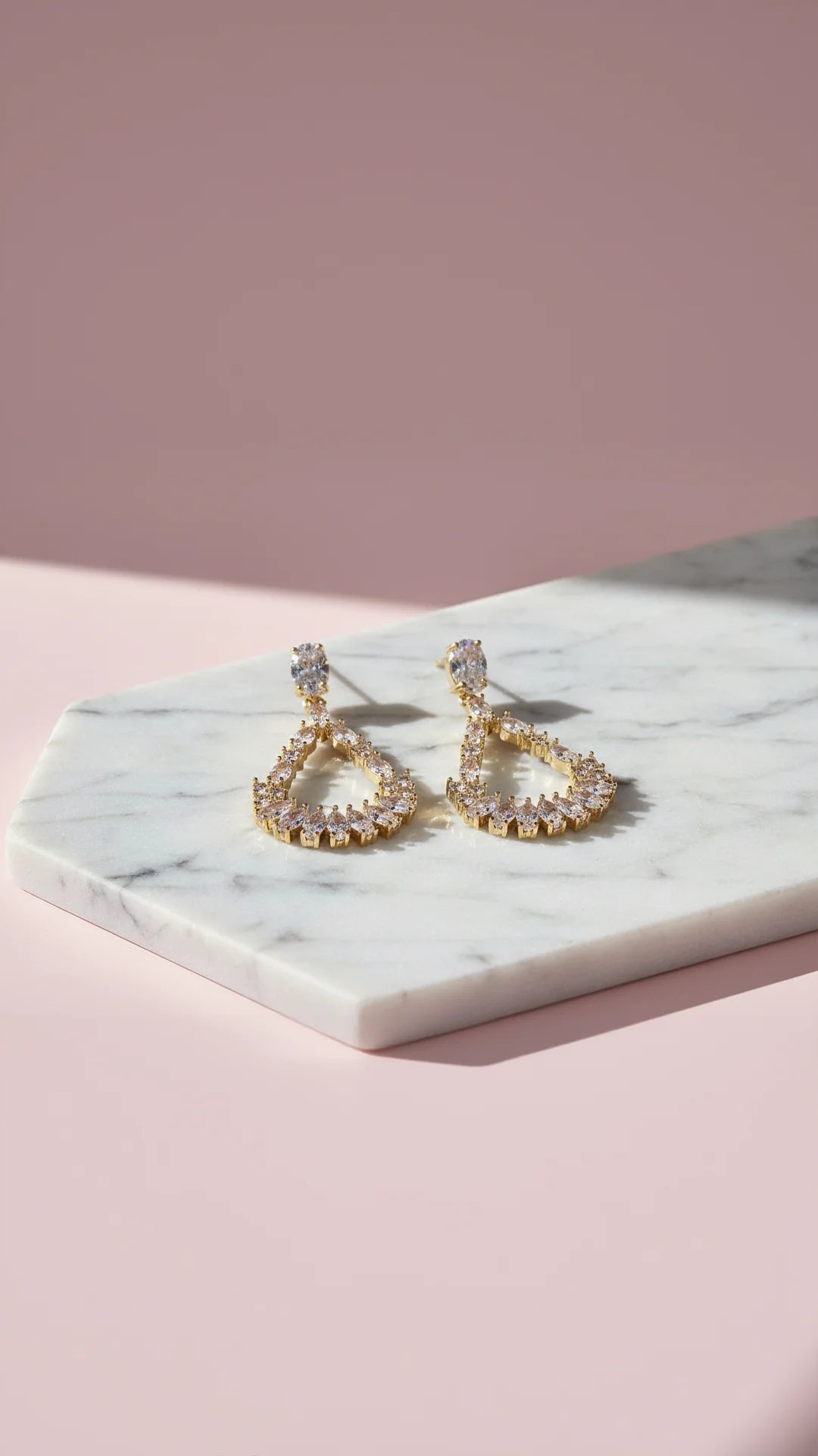 Teardrop Crystal Drop & Dangle Earrings