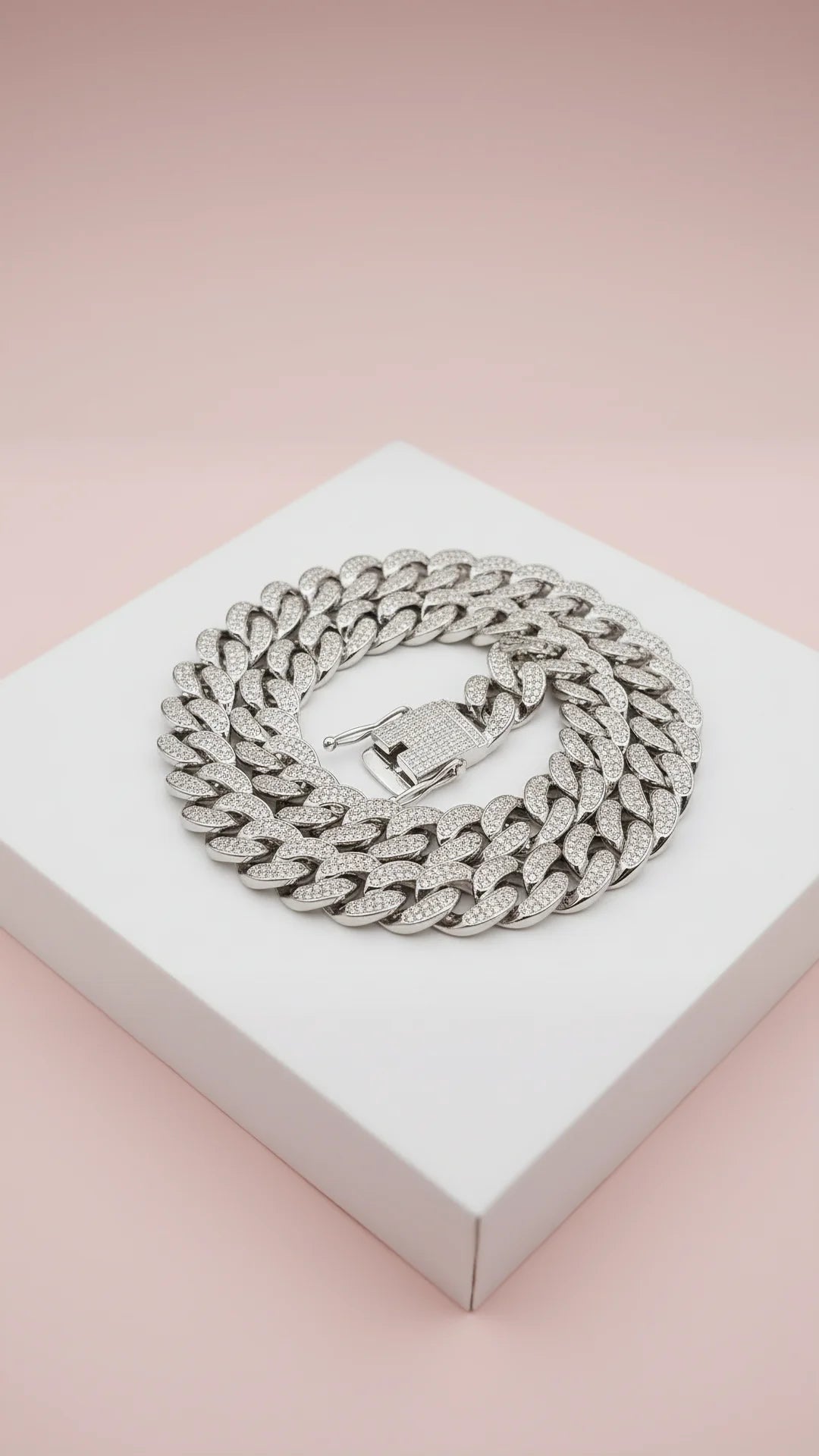 Waterproof Cuban Chain Necklace Stainless Steel