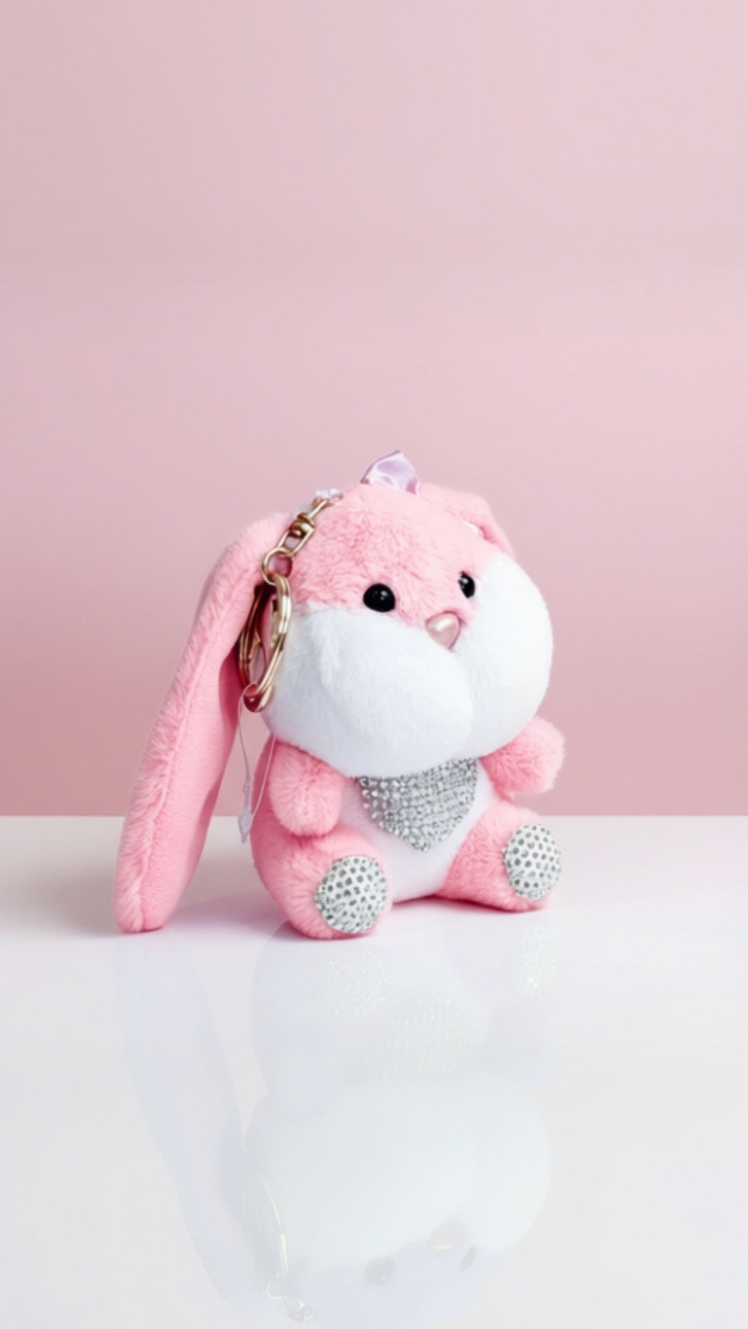 Softie Squad Bunny Rabbit Bag Charm Key Ring