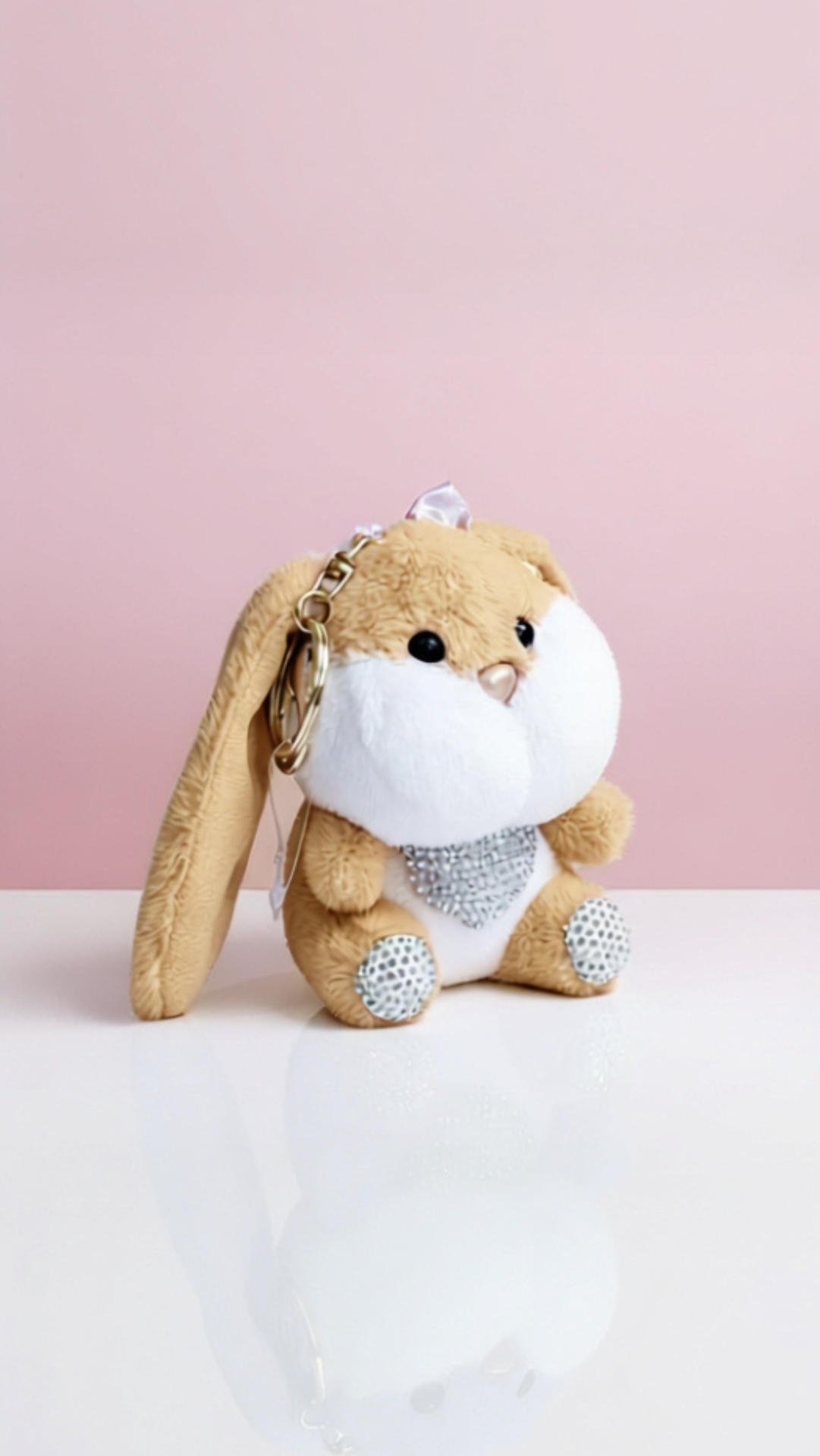 Softie Squad Bunny Rabbit Bag Charm Key Ring