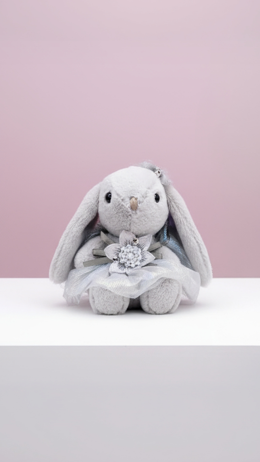 Softie Squad Bunny Rabbit Key Ring & Bag Charm