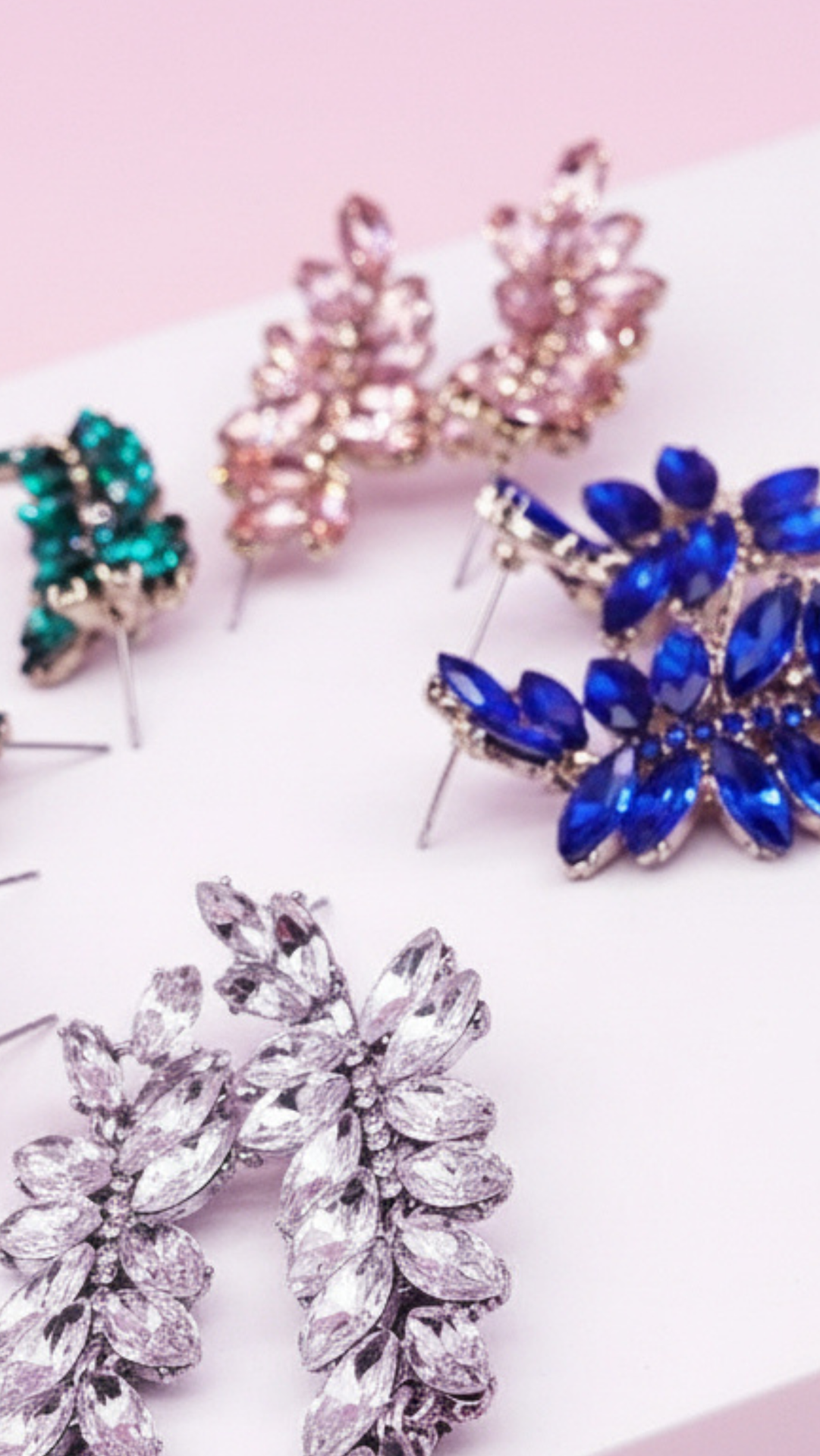 Dubai Crystal Drop & Dangle Earrings