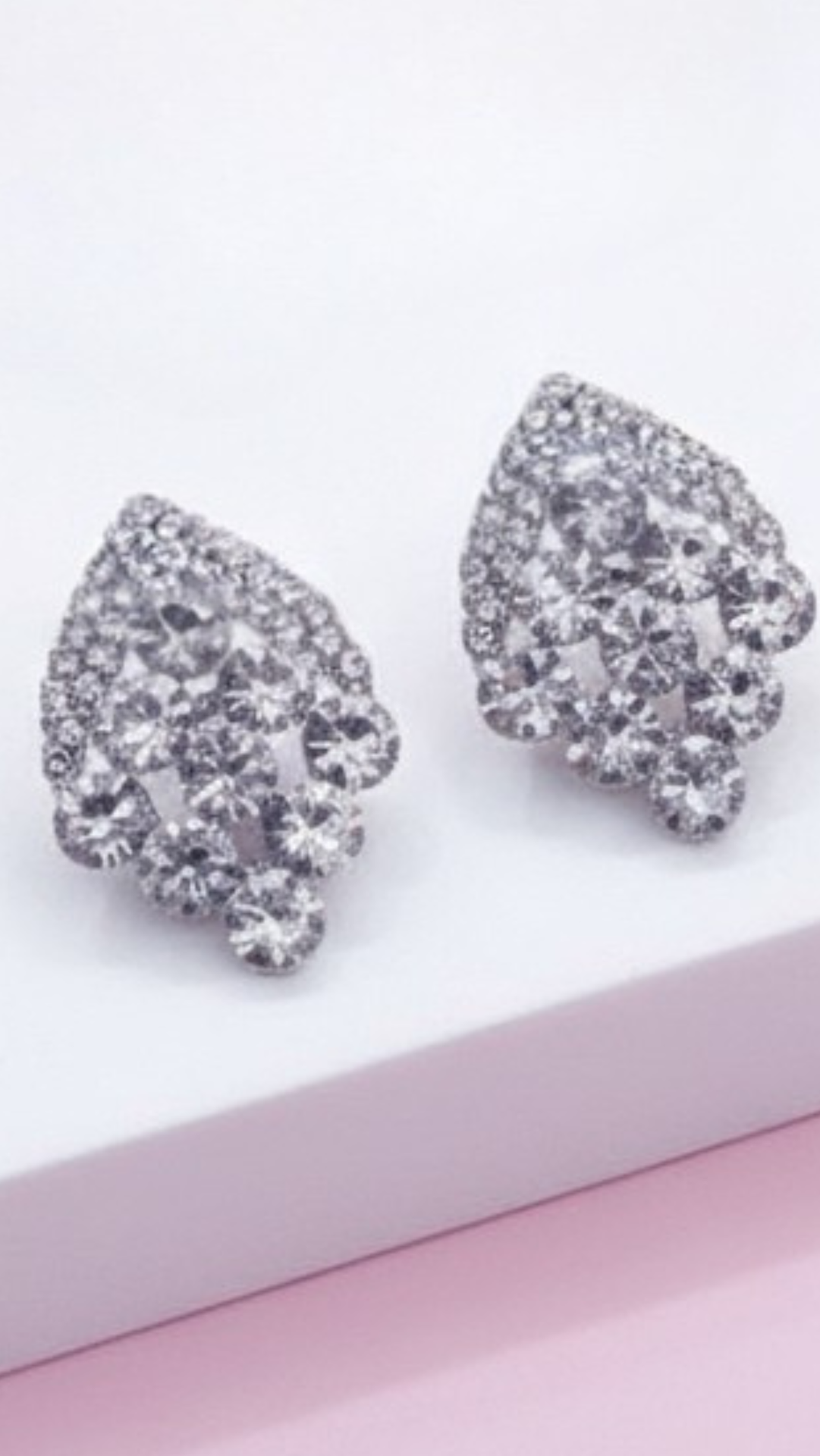 Stage Crystal Stud Earrings