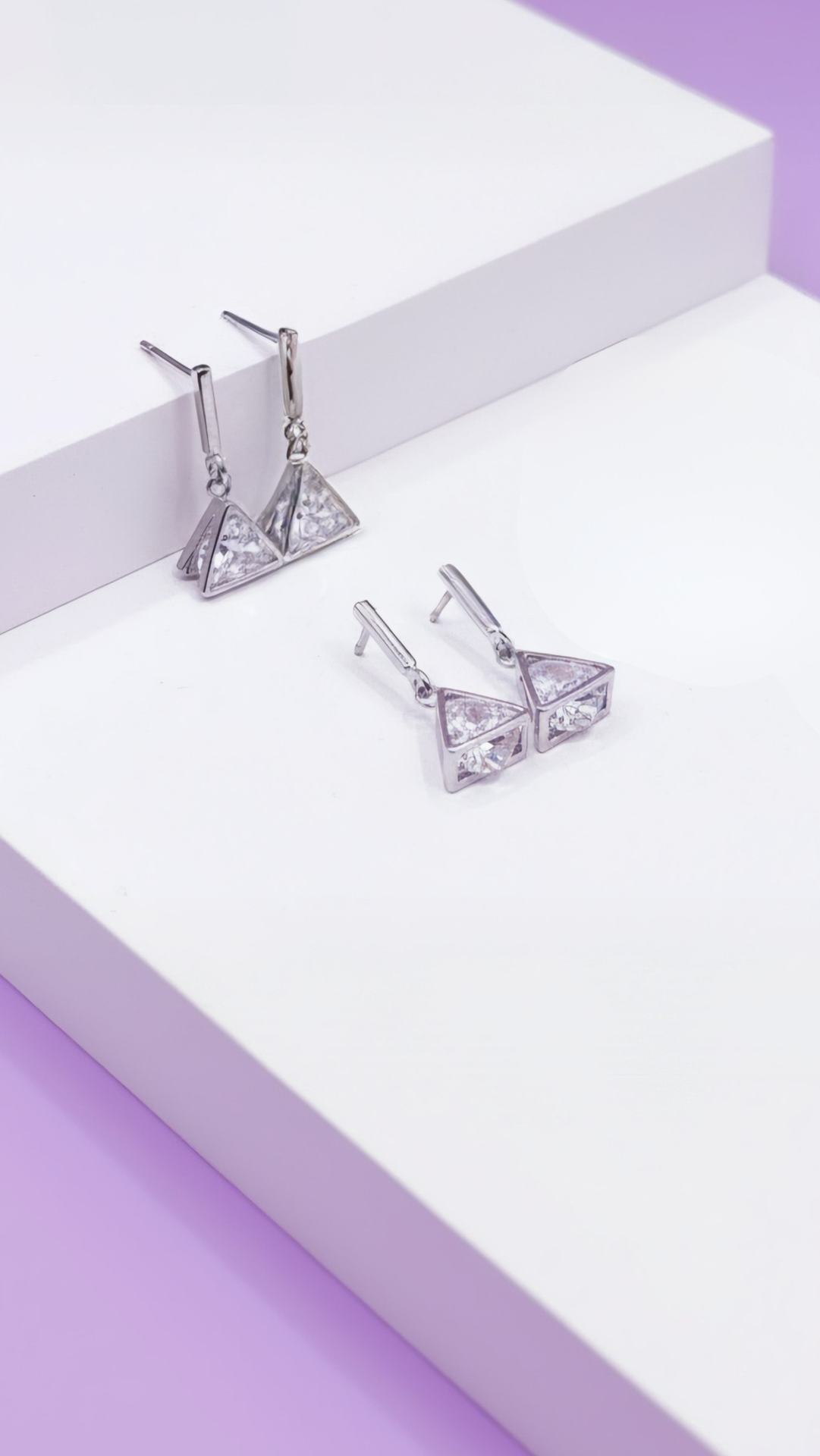 Prism Crystal Drop and Dangle Earrings
