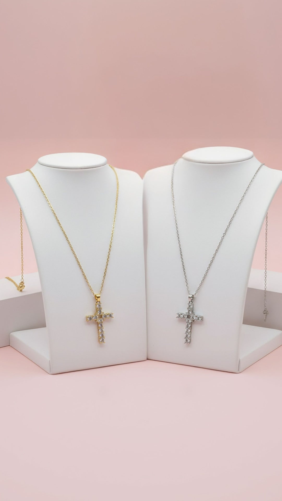 Crystal Encrusted Cross Pendant