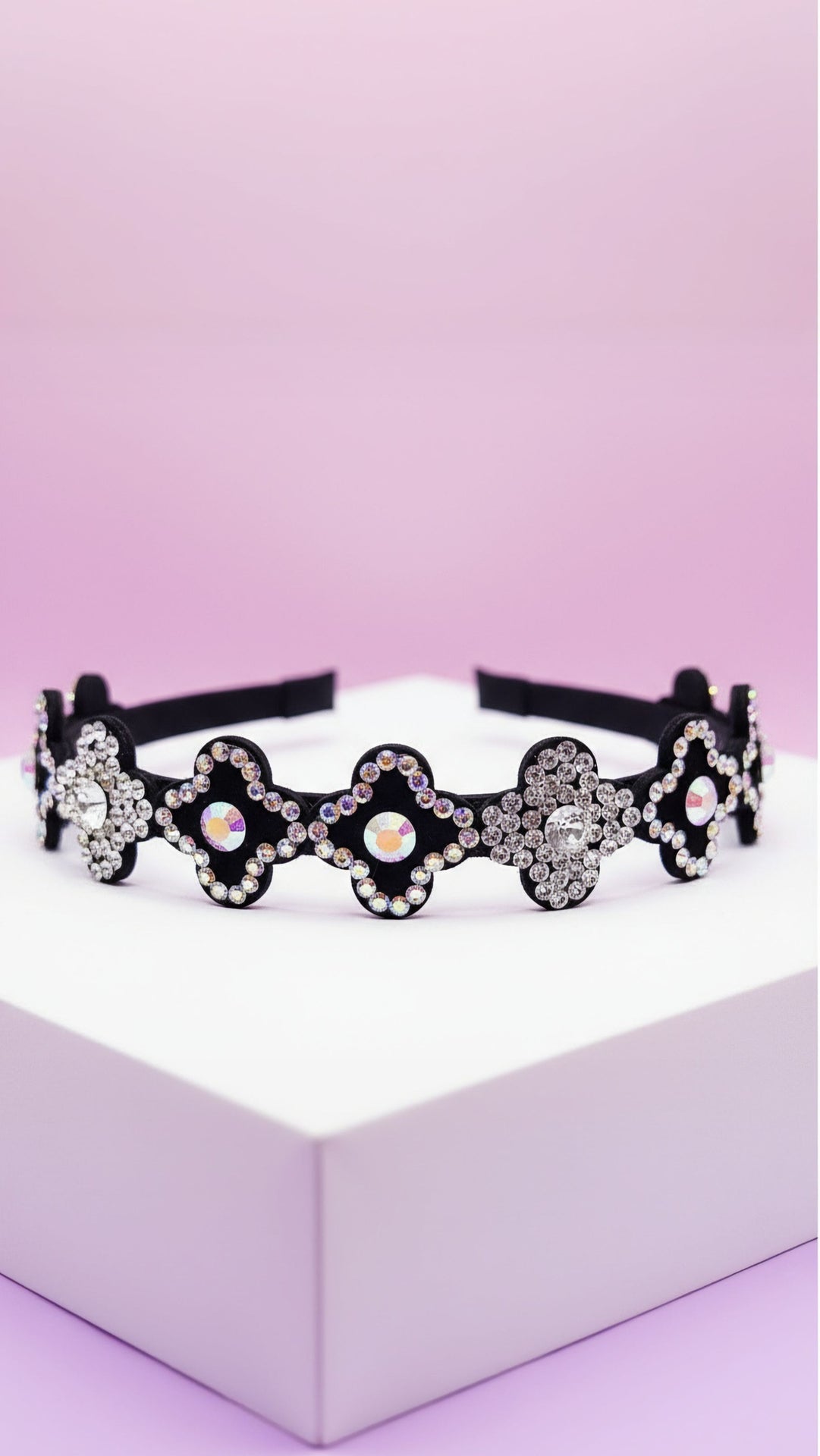 Clover Crystal Hair band