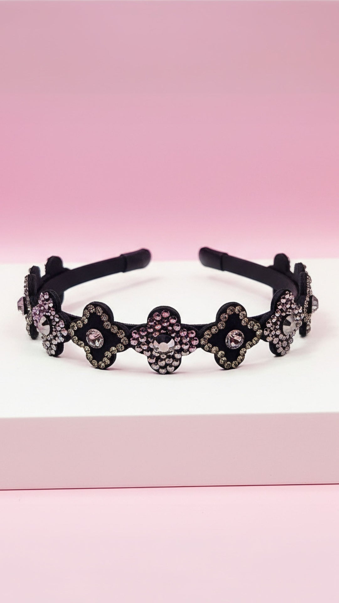 Clover Crystal Hair band