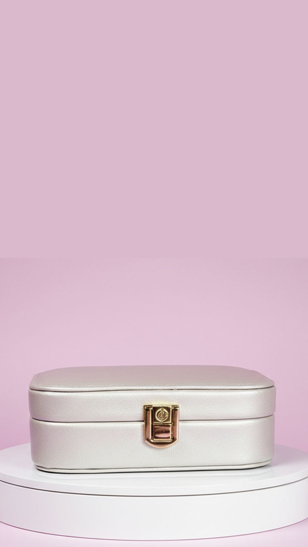 Travel Jewellery Box – Compact Trinket Organizer With Mirror