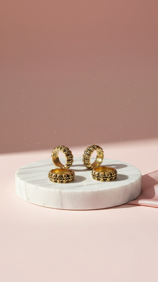 Waterproof Stainless Steel Skull Men's Biker Ring