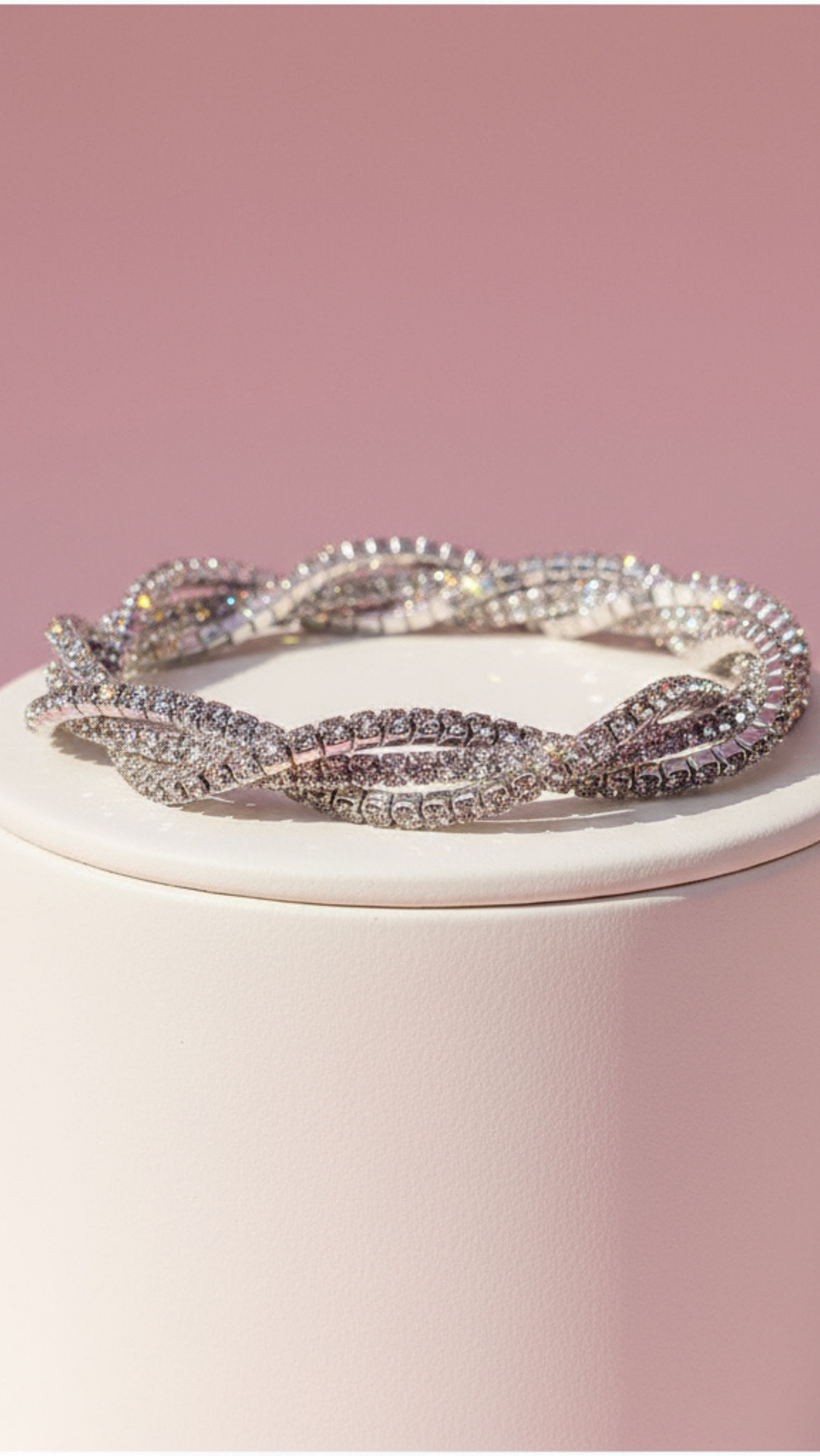 Stretchy Crystal Tennis Bracelet