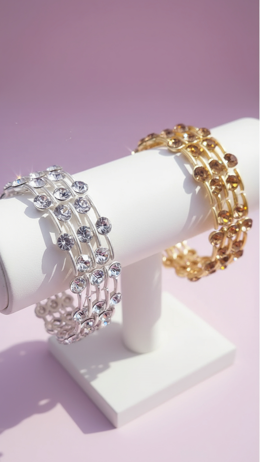 Stretchy Link Crystal Bracelet