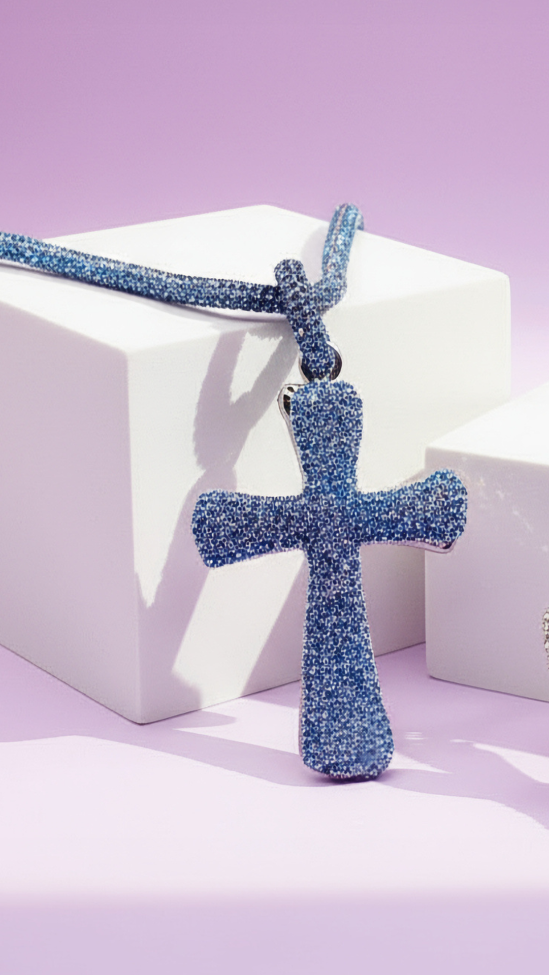Crystal Cross Symbolic Necklace