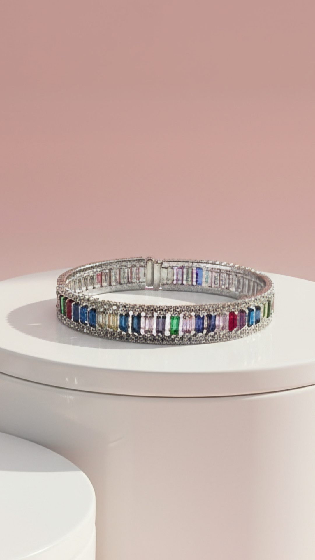 Stretchy Free Size Crystal Bracelet Bangle