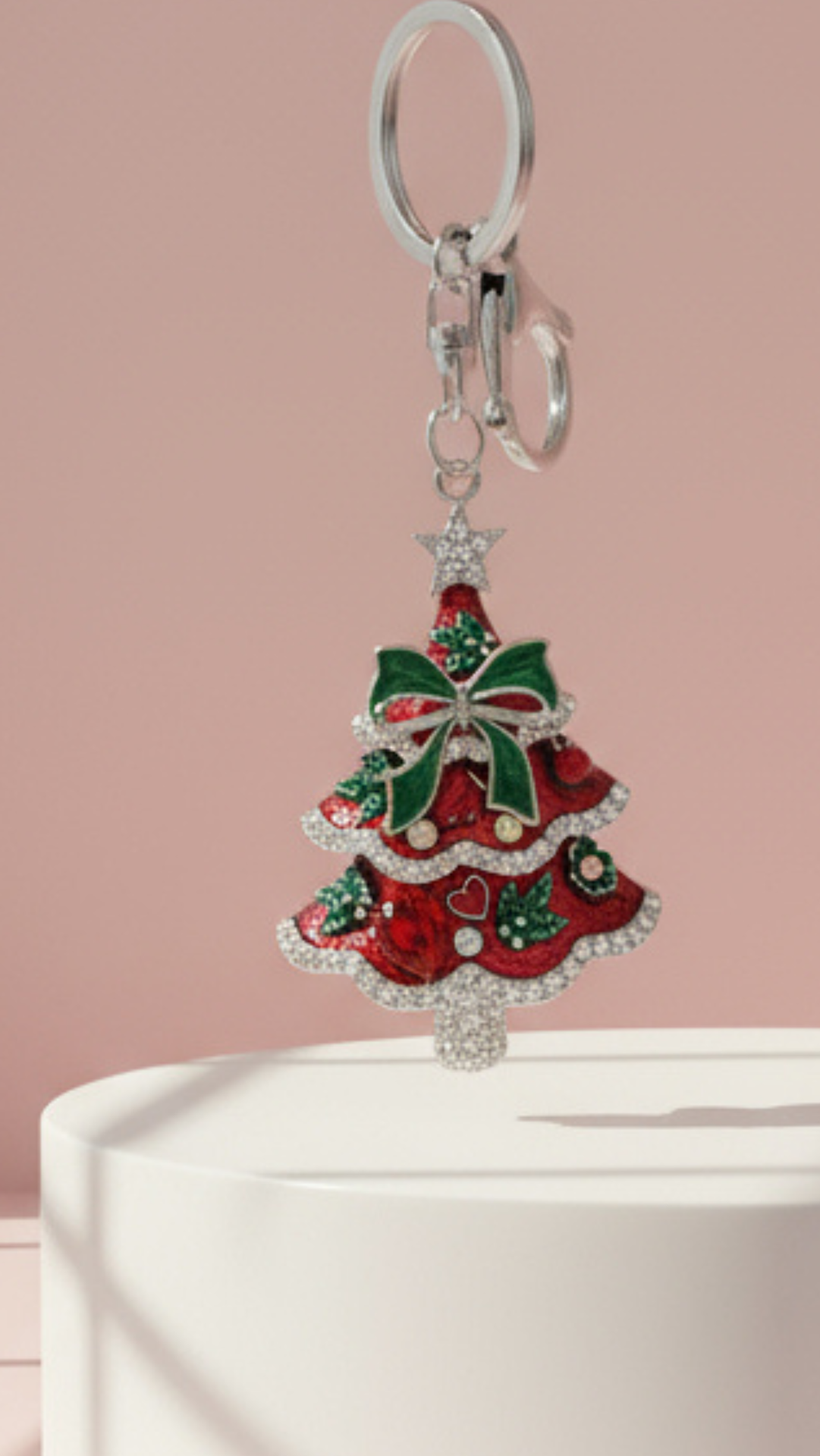 Christmas Tree Festive Key Ring & Bag Charm