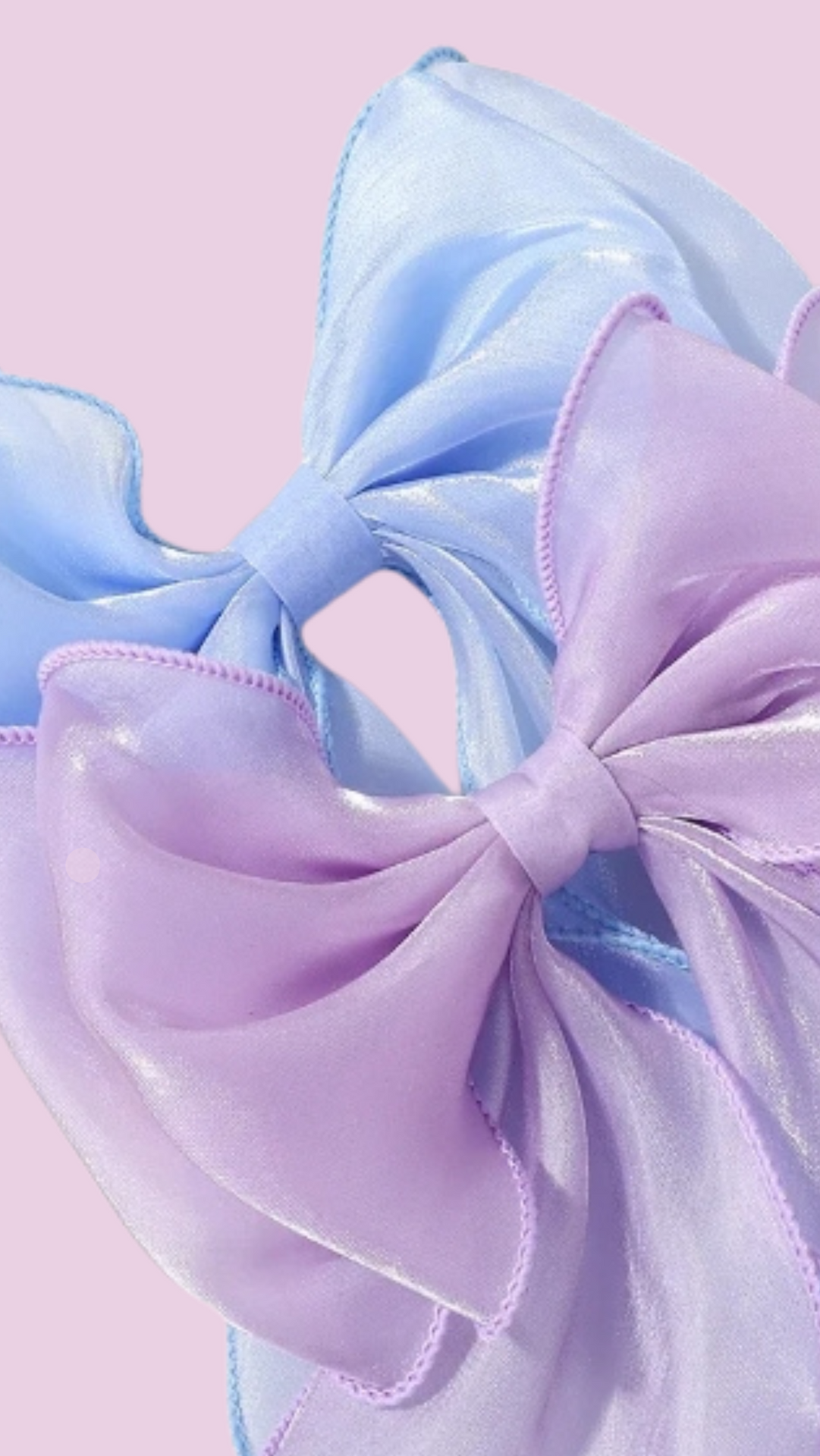 Organza Bow Knot Hair Bow Clip Slide Pack of 24