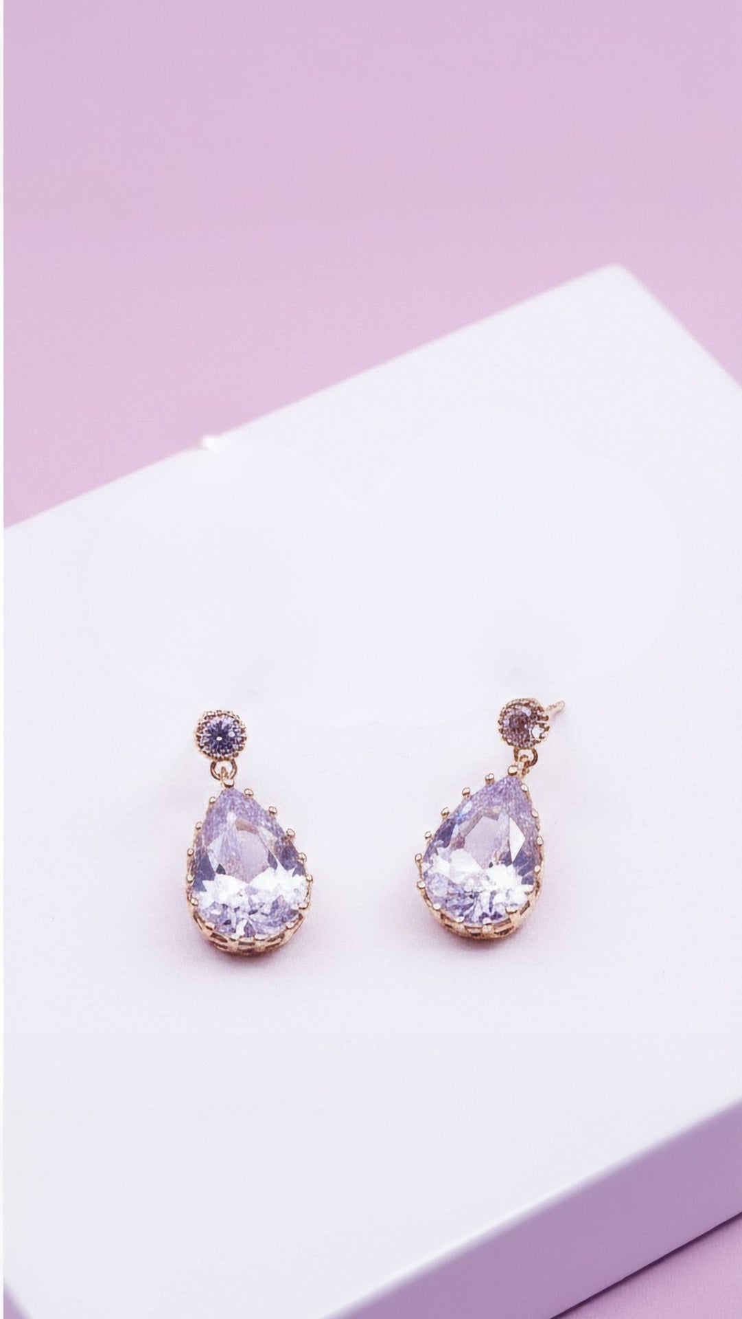 Teardrop Crystal Drop & Dangle Earrings