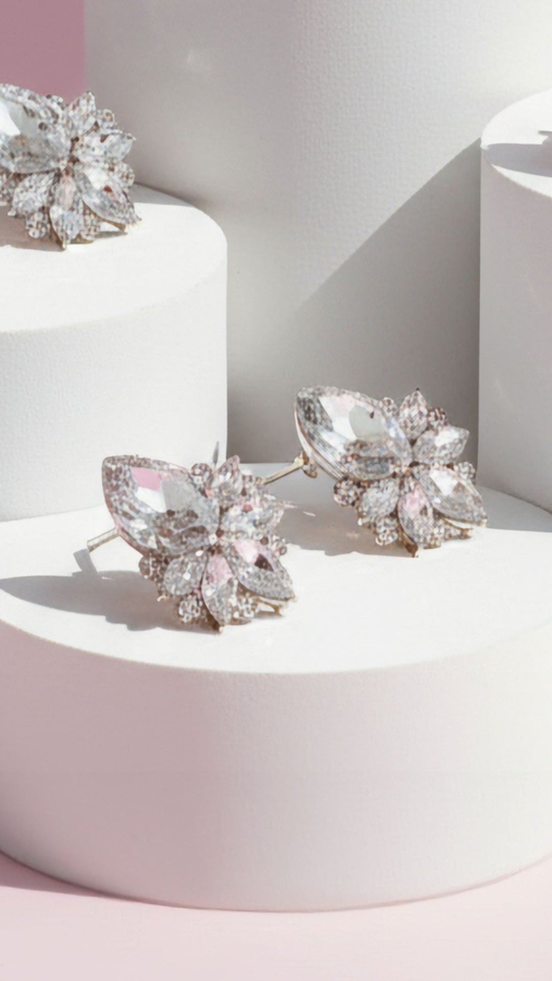 Luxe Crystal Stud Earrings
