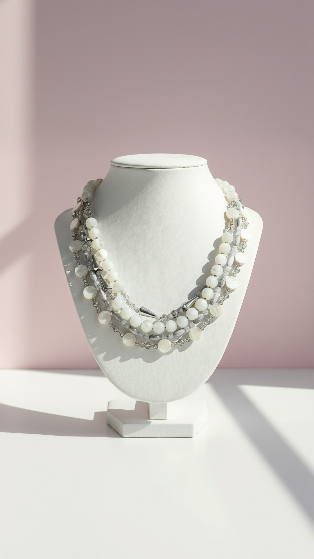 Layered Boho Beaded Necklace