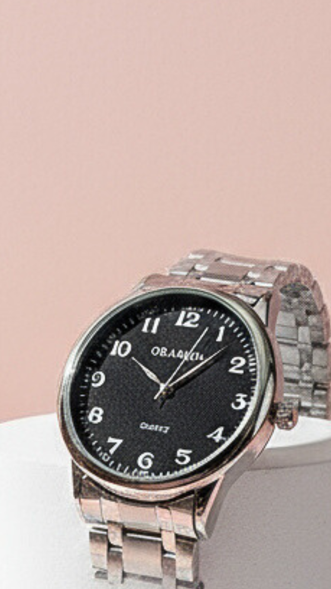 Men’s Classic Round Face Quartz Movement Watch