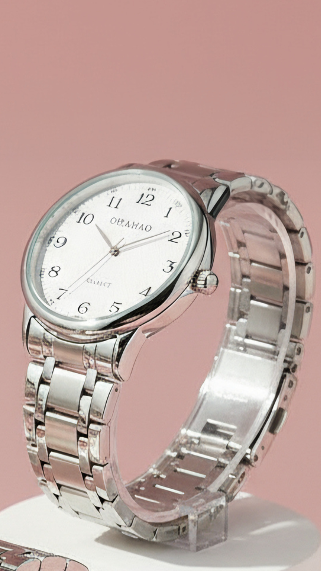 Men’s Classic Round Face Quartz Movement Watch