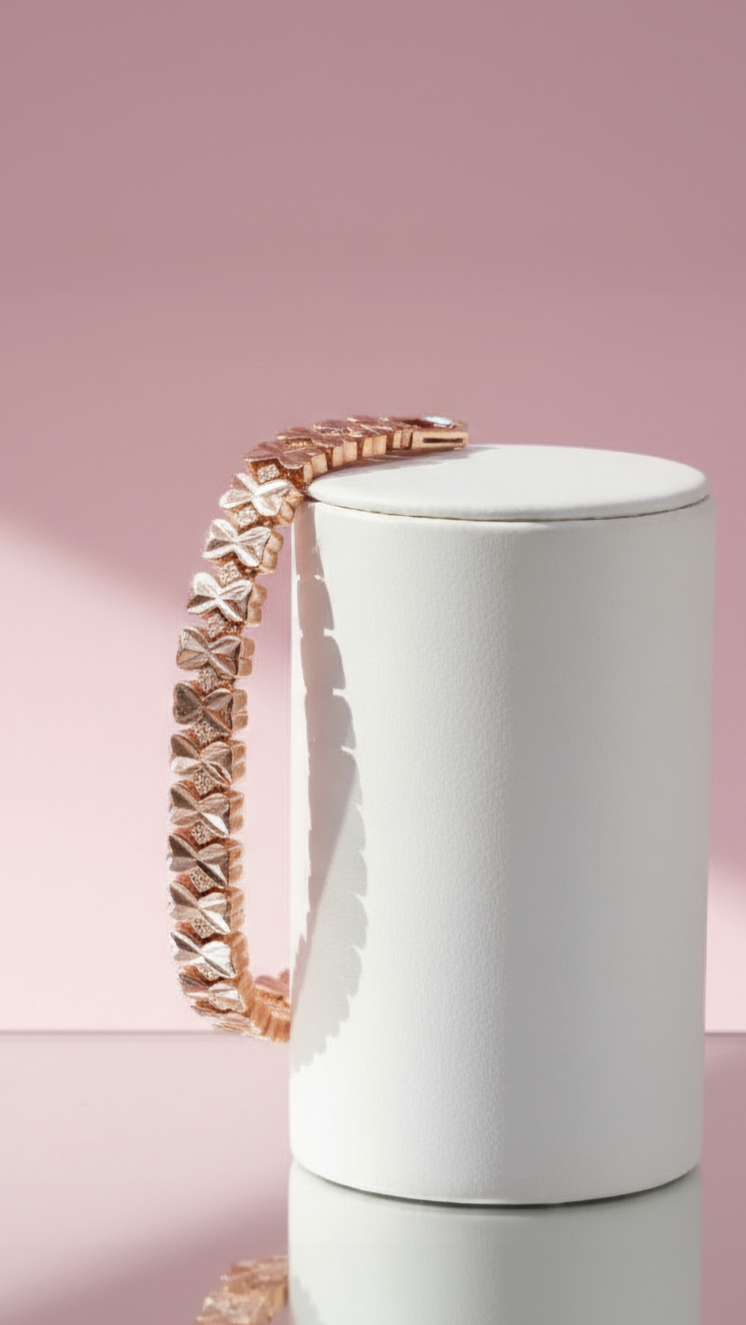 24k Gold Plated Bow Link Bracelet