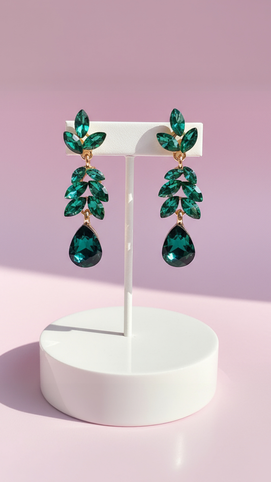 Teardrop Crystal Drop & Dangle Earrings