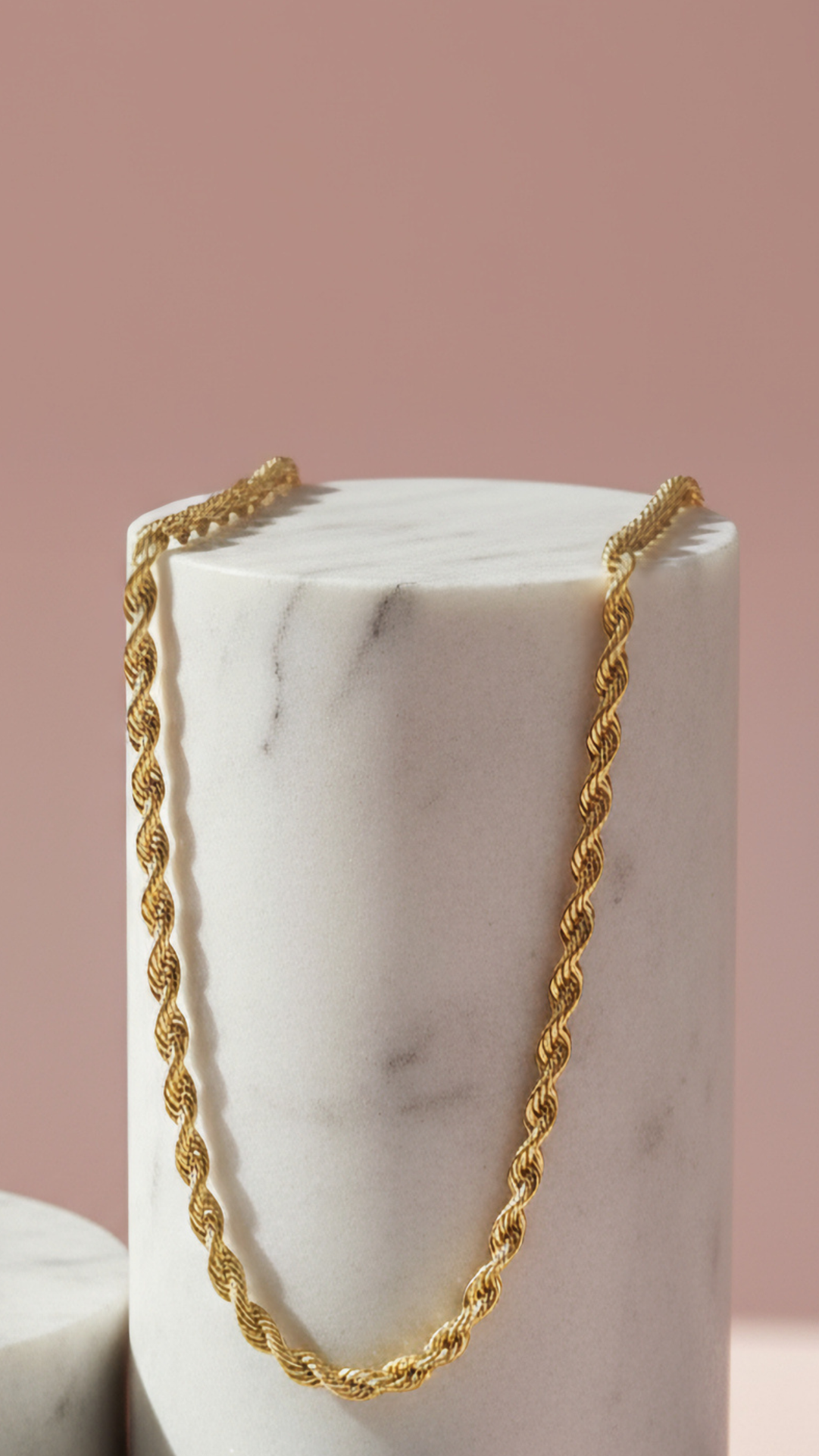 Twisted Rope Chain Necklace