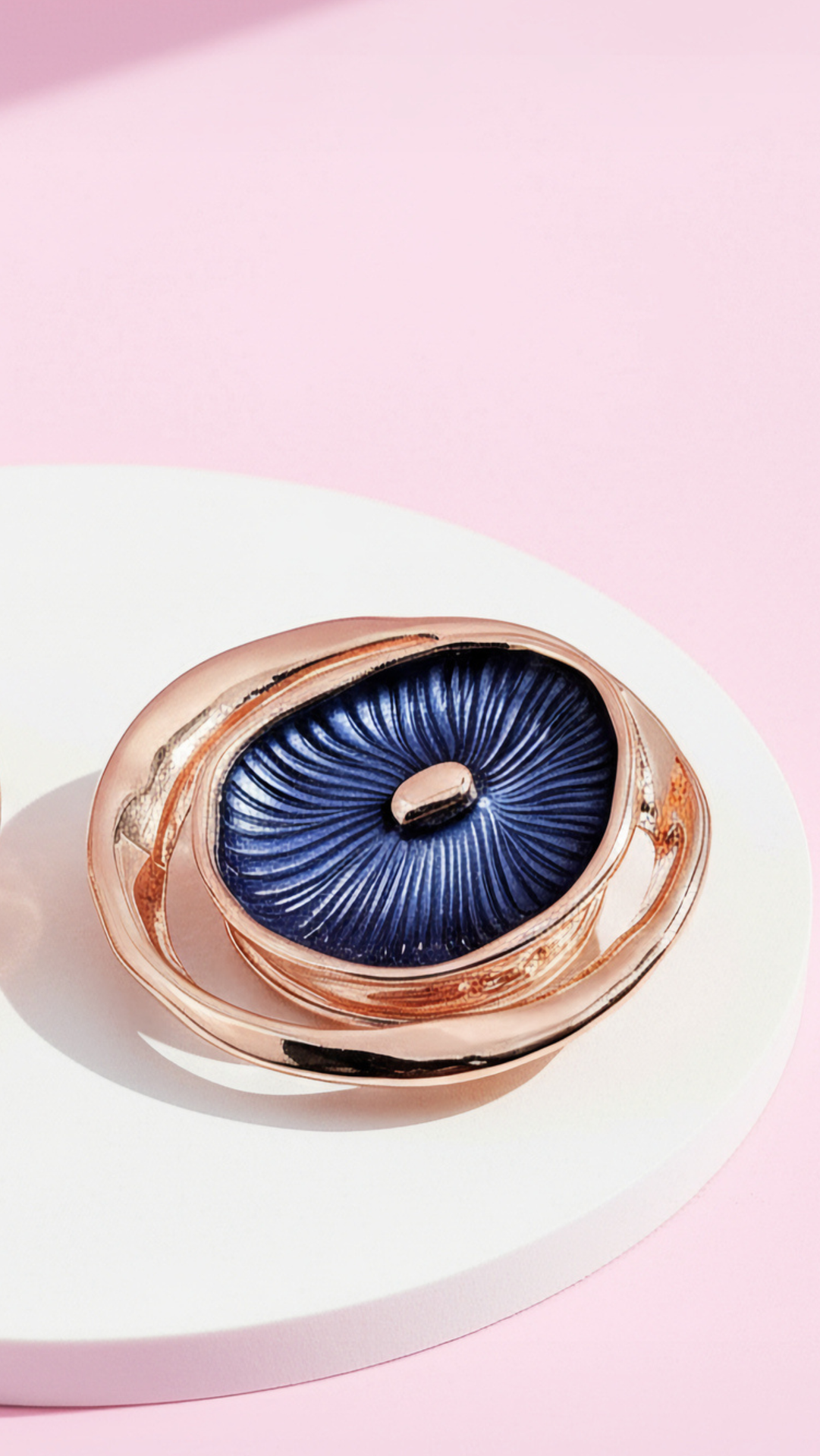 Abstract Magnetic Lilly Brooch