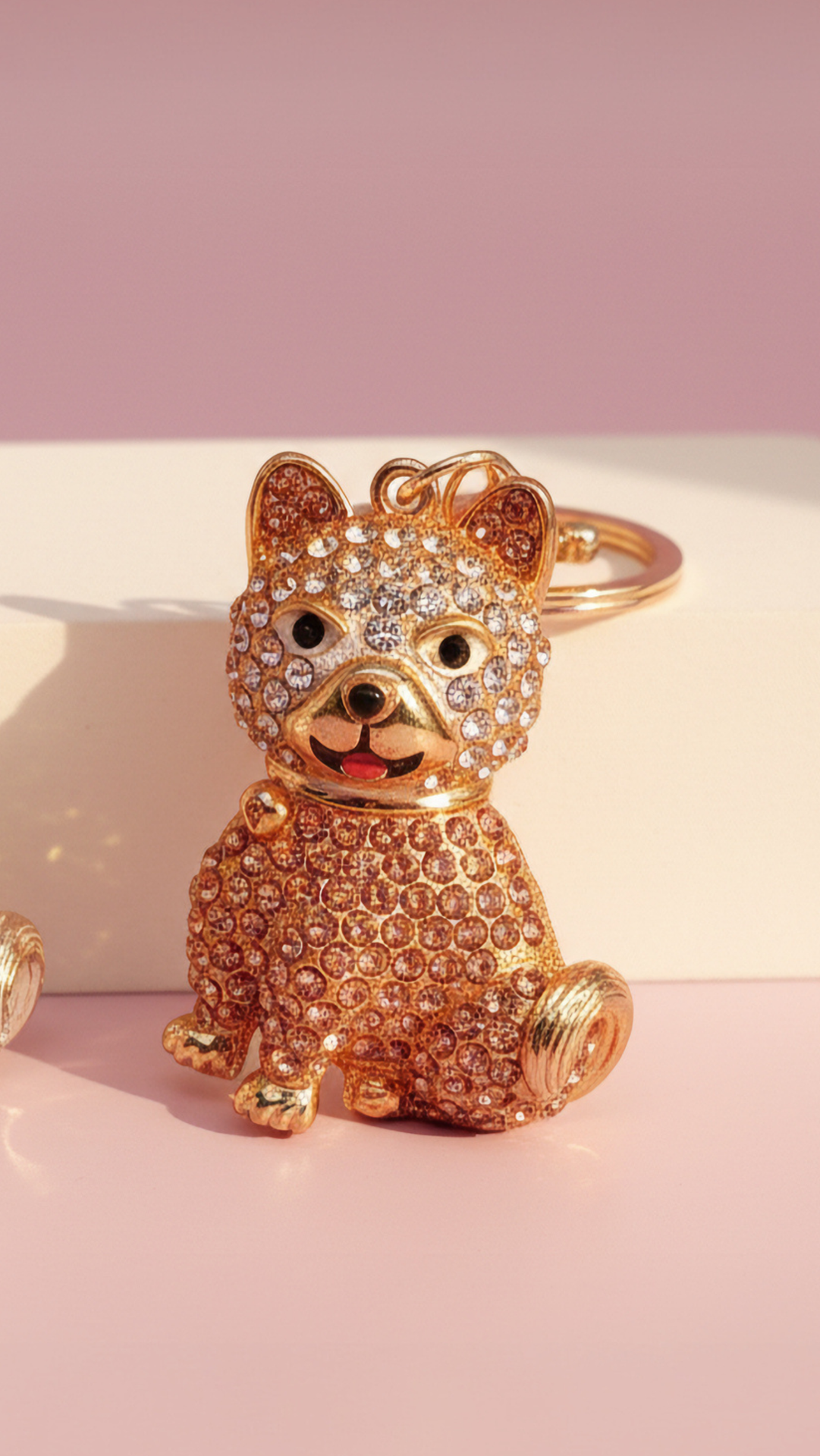 Dog Crystal Key Ring & Bag Charm