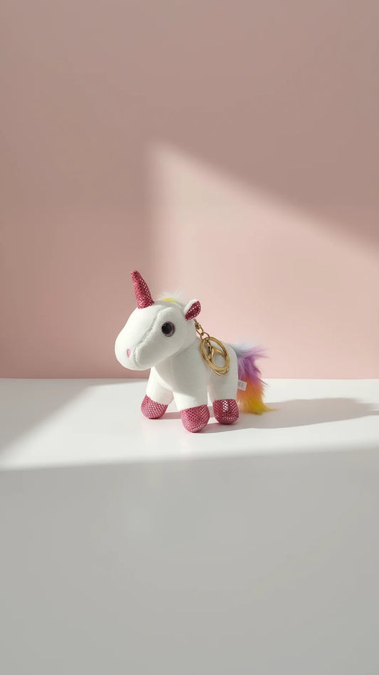 Rainbow Unicorn Key Ring & Bag Charm