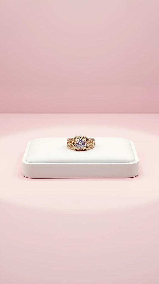 Geometric Crystal Rings Box set of 12