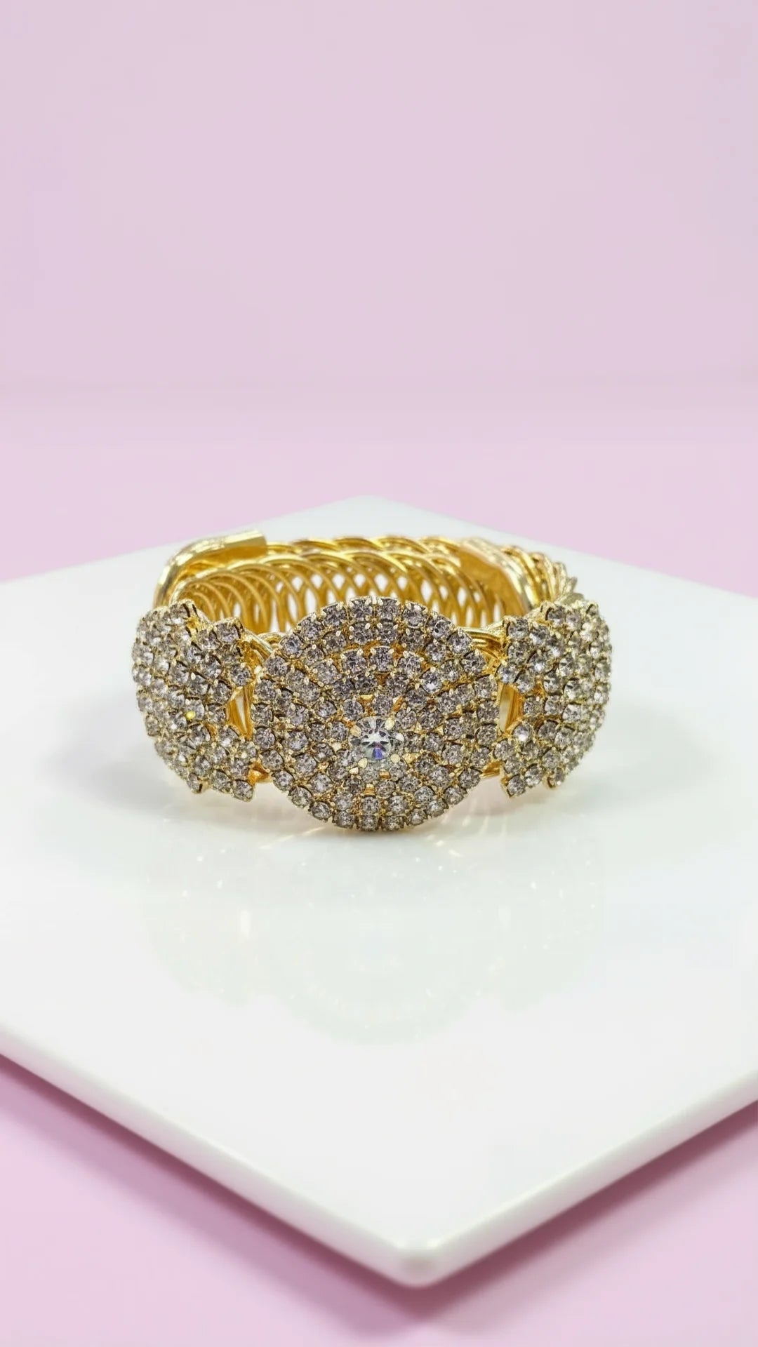 Luxe Wrap Around Crystal Cuff