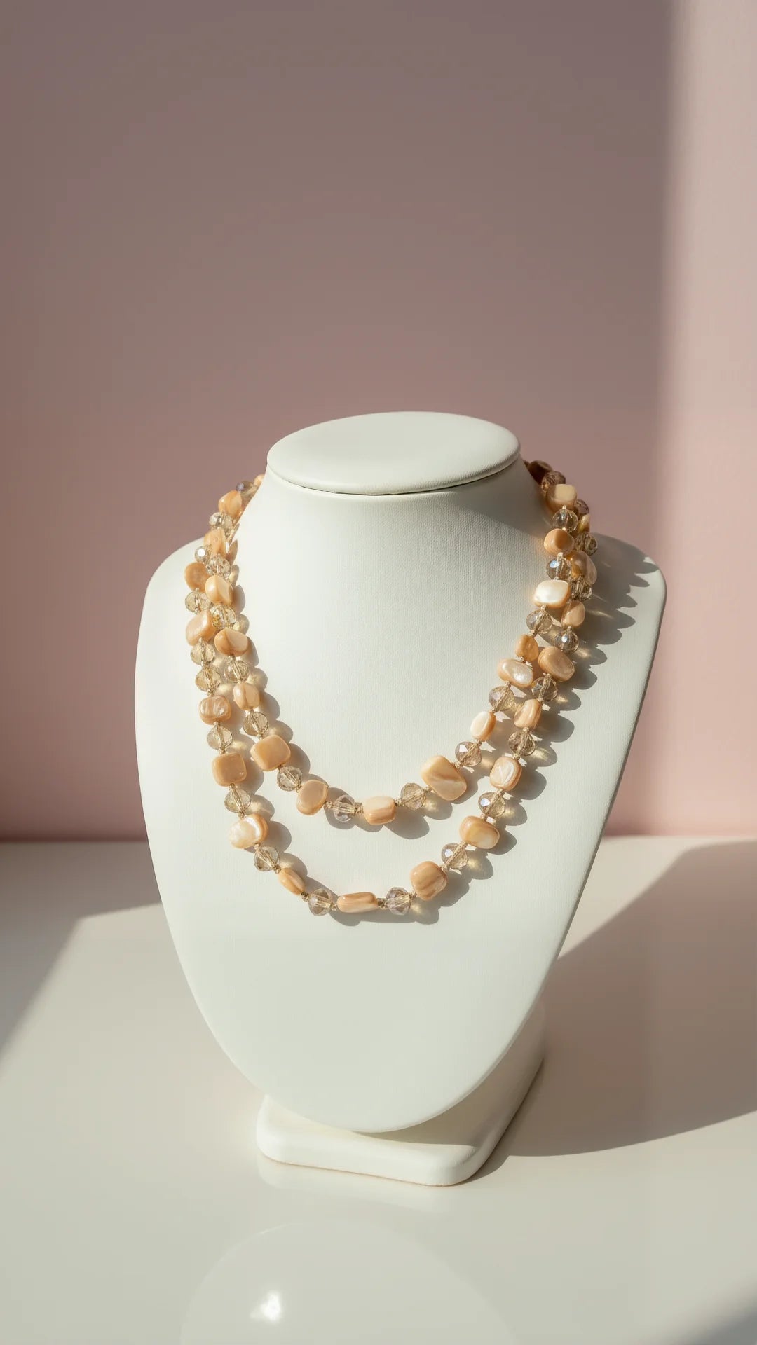 Boho Long Beaded Necklace
