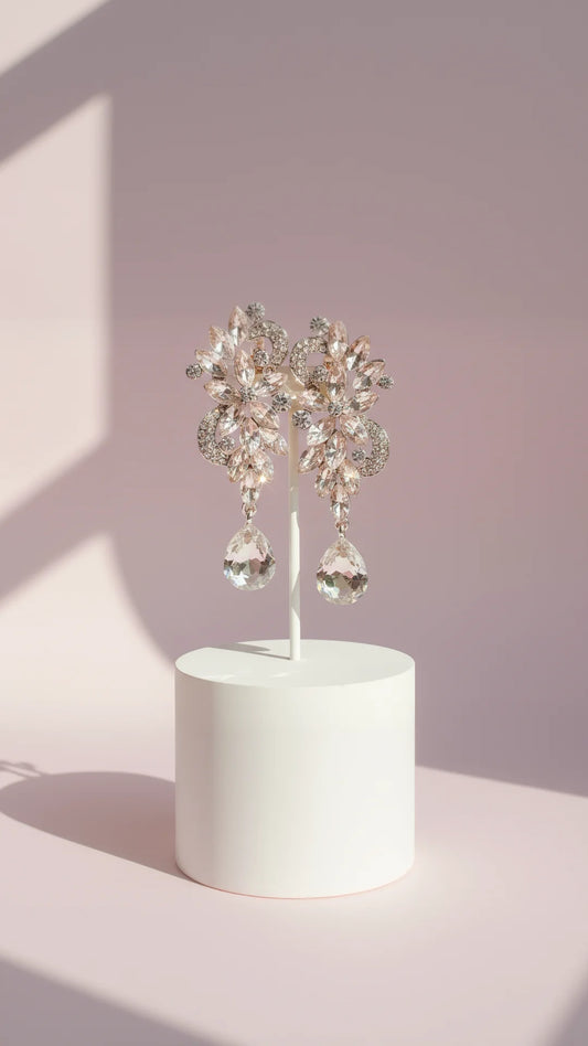 Baroque Crystal Drop & Dangle Earrings