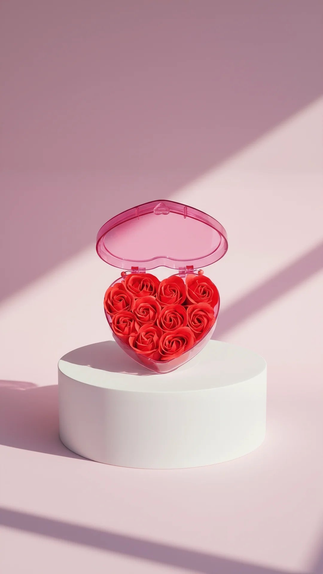 Scented Roses With Gift Box Carry Case