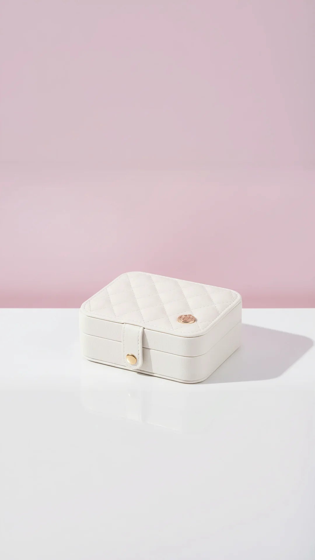 Quilted Travel Jewellery Box Organizer