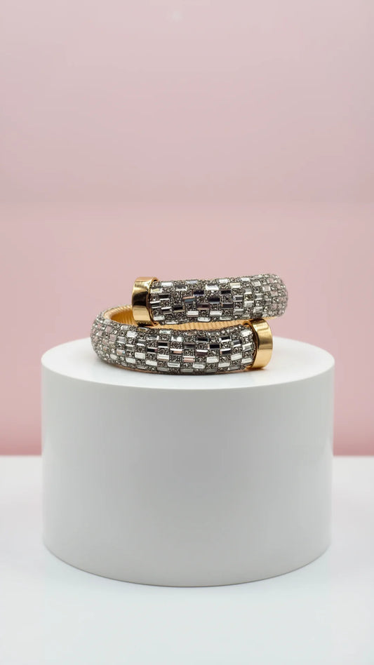 Elixir Collection Crystal Wrap Around Cuff