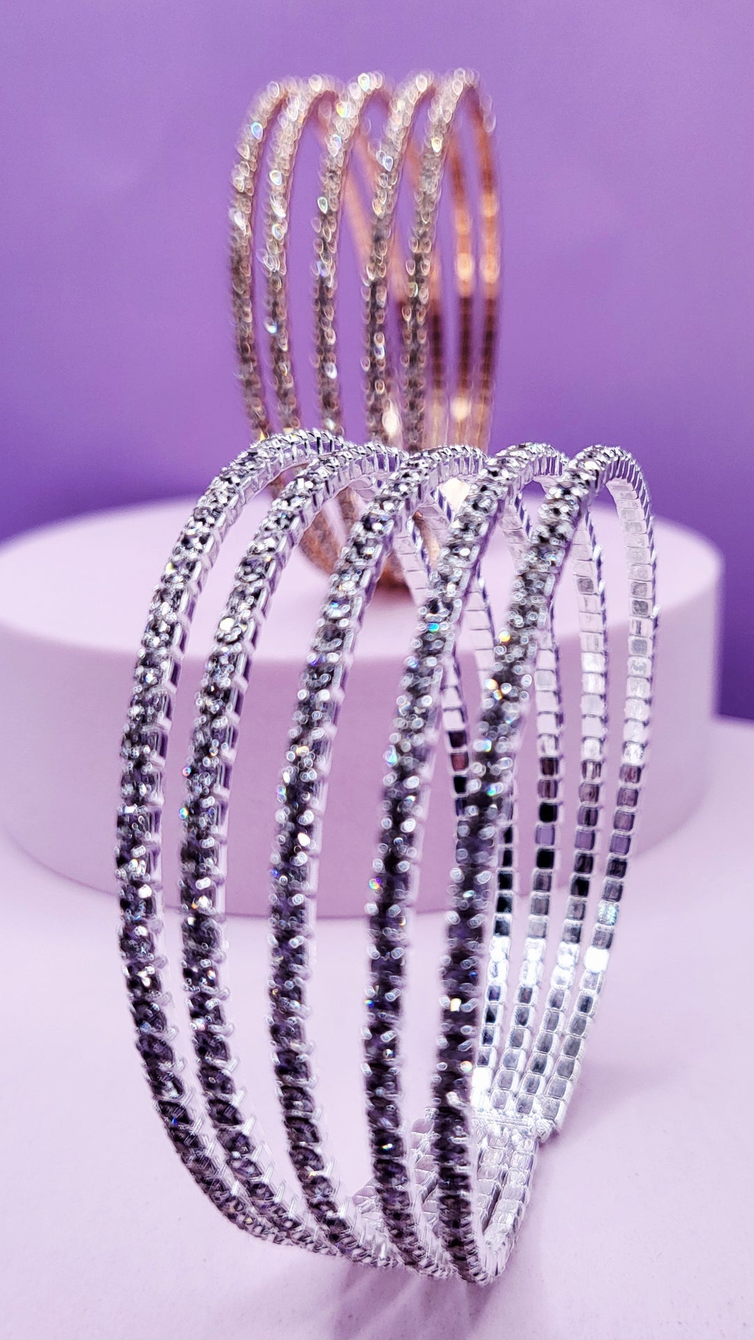 Glam Row Crystal Cuff Medium